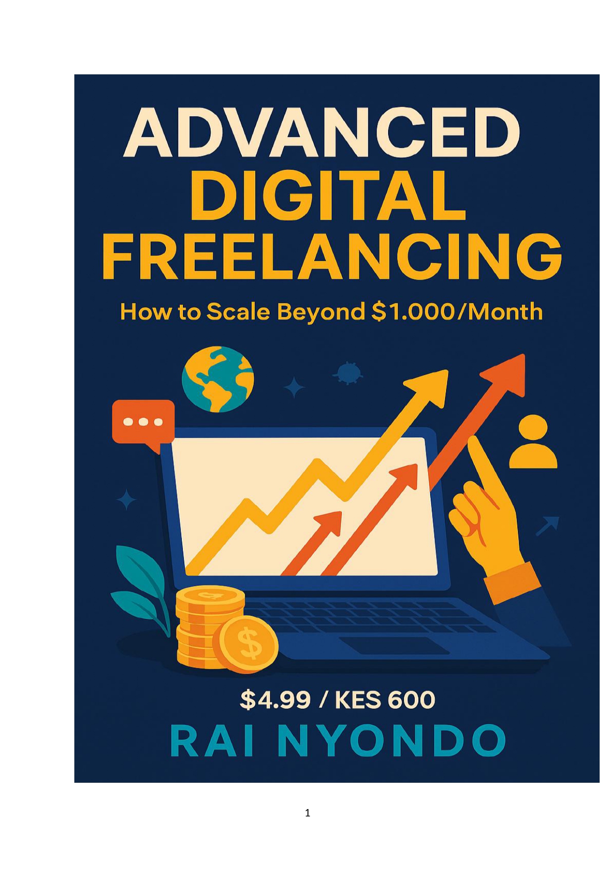 ADVANCED DIGITAL FREELANCING HOW TO SCALE BEYOND $1,000 MONTH Book Cover