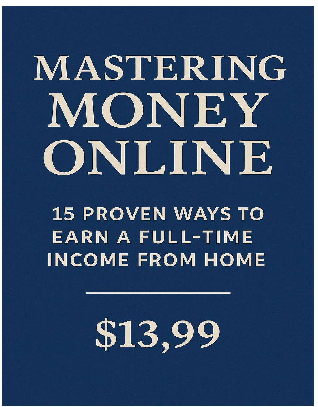 MASTERING MONEY ONLINE Book Cover