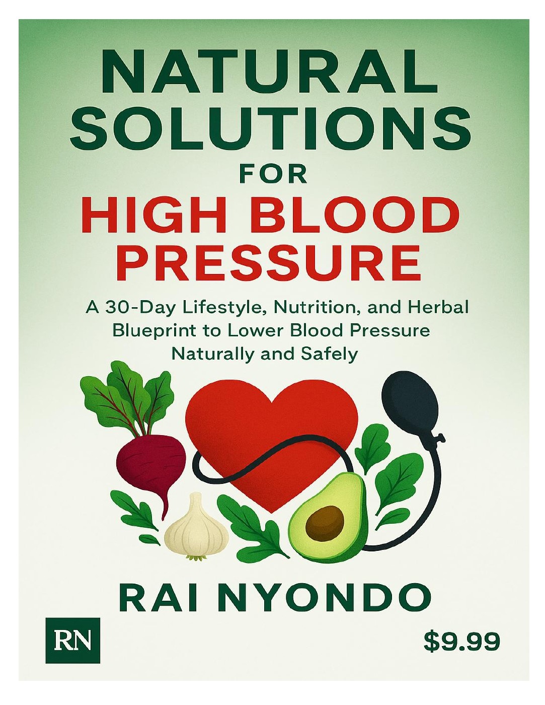 NATURAL SOLUTIONS FOR HIGH BLOOD PRESSURE Book Cover