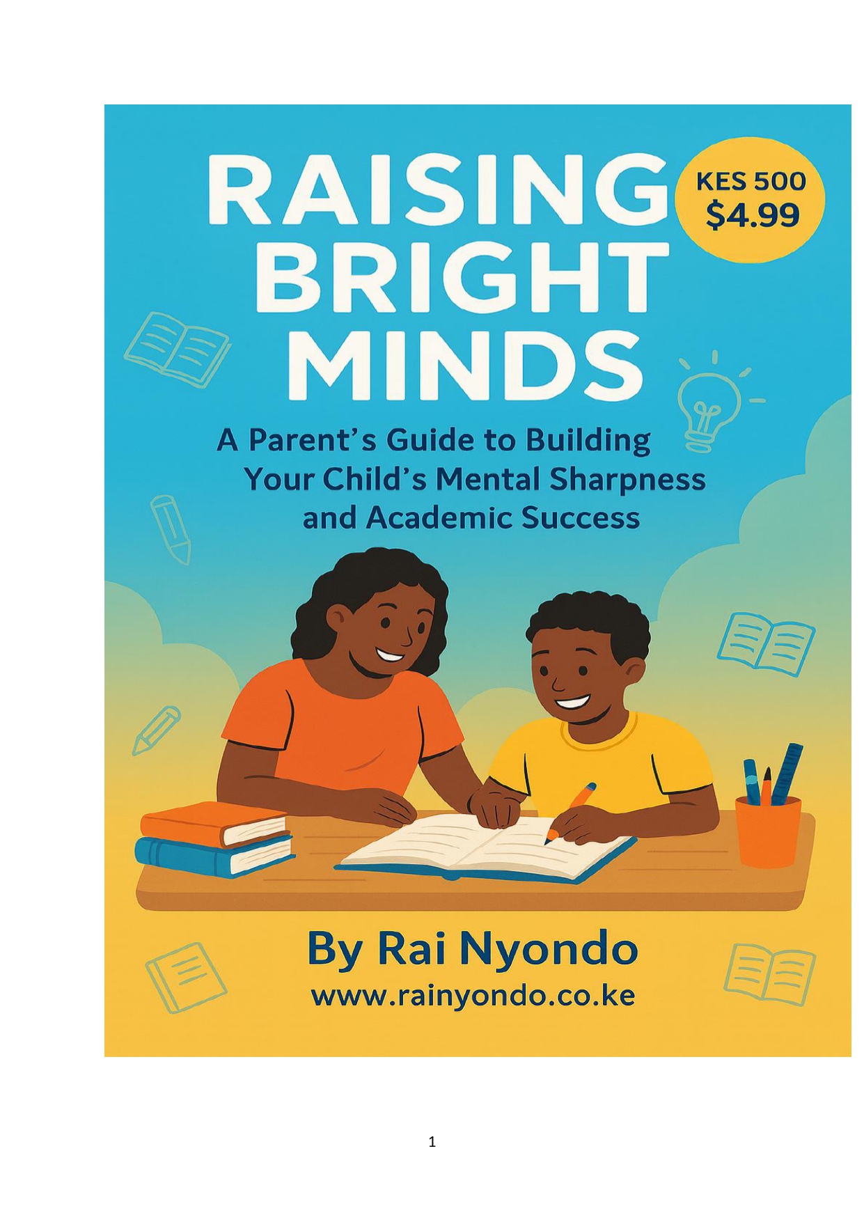 RAISING BRIGHT MINDS Book Cover