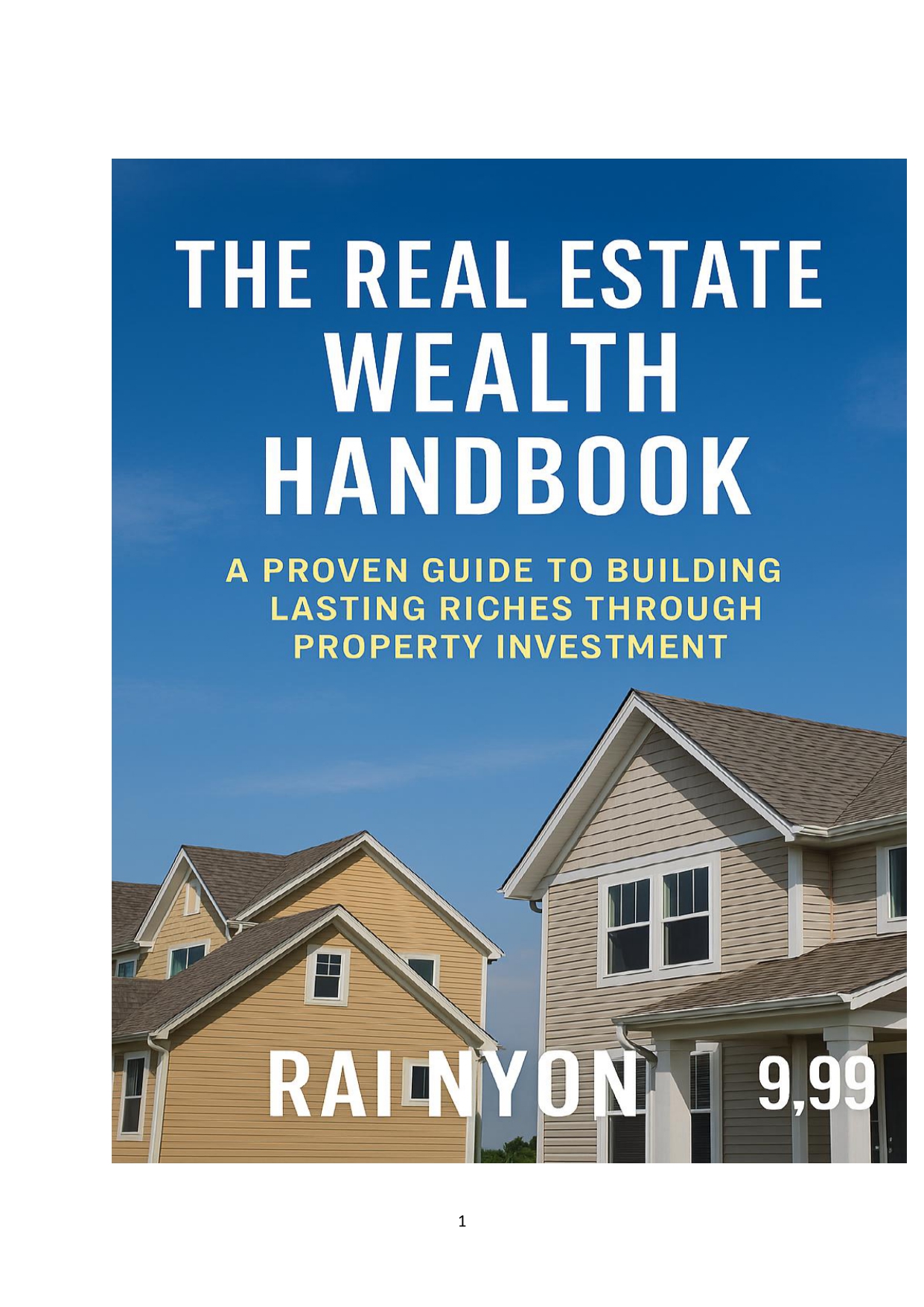 THE REAL ESTATE WEALTH HANDBOOK Book Cover